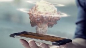 Crean el primer smartphone que proyecta imágenes en 3D.