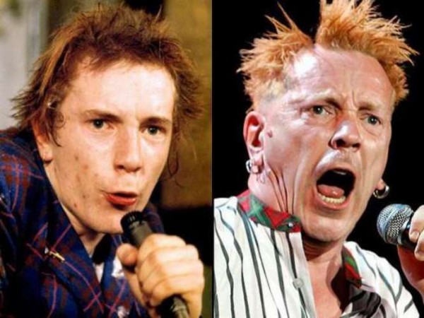 Johnny Rotten de Sex Pistols.