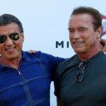 Schwarzenegger y Stallone expresan su apoyo a Israel.