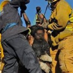 Rescatan a mujer atrapada en chimenea en California