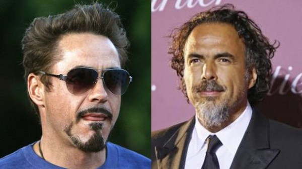 Robert Downey Jr. y Alejandro González Iñarritu. (Fotos: Reuters)