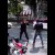 VIDEO: Policía y motociclista protagonizan pelea callejera
