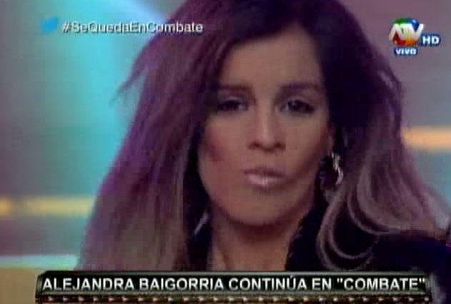 VÍDEO: Alejandra Baigorria abandona las lágrimas y sorprende en Combate con este discurso