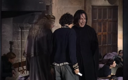 VÍDEO: La genial broma de Snape y Dumbledore a Harry Potter