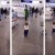 VÍDEO: niña derrocha abrazos y saludos en un supermercado